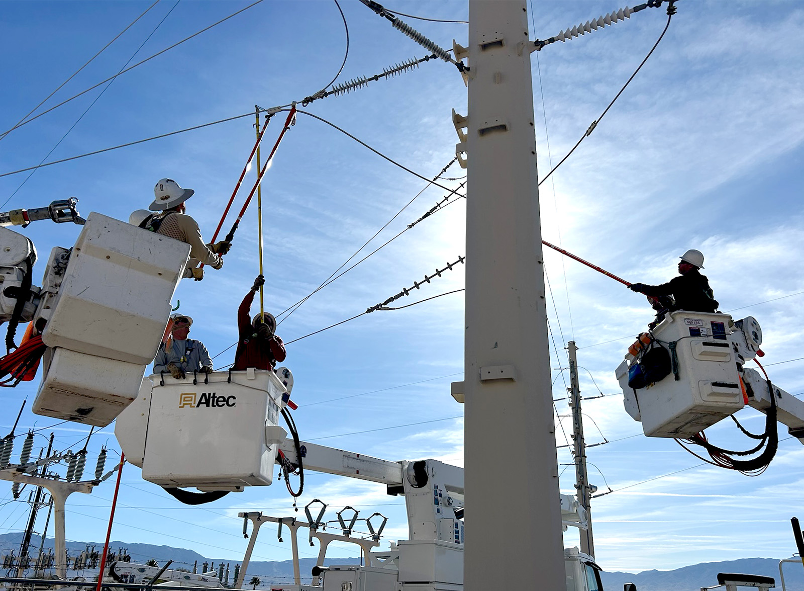 Line Work Utility Lineworkers are Ready When it Matters Most – Overton Power District