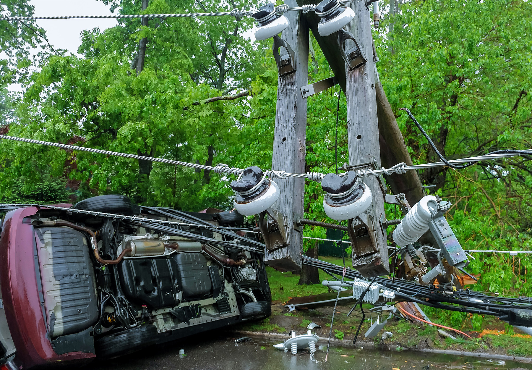 KNOW BEFORE: Auto accidents and downed power lines – Overton Power District